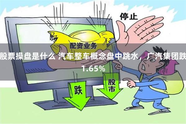 股票操盘是什么 汽车整车概念盘中跳水，广汽集团跌1.65%